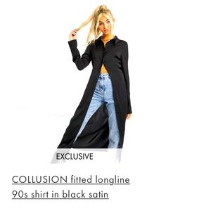 Collusion fitted longline 90’s shirt